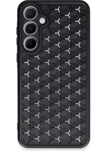 Bfs Samsung Galaxy A35 5g Kılıf Petek Silikon Kapak - Siyah