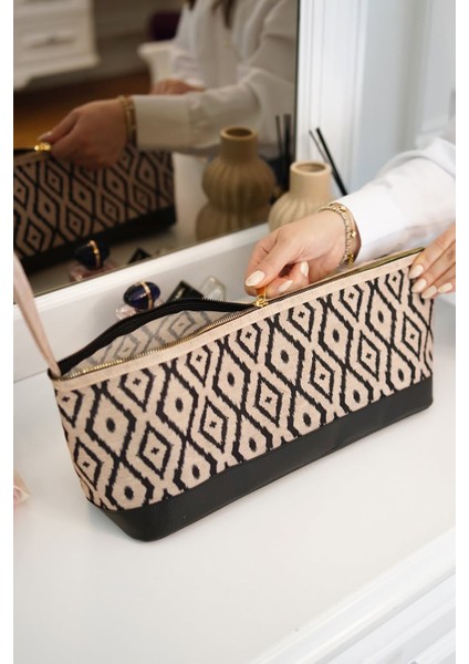 Saç Düzleştirici Maşa Çantası Makyaj Kozmetik Seyahat Büyük Makyaj Çantası indirimleri