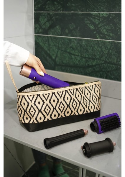 Saç Düzleştirici Maşa Çantası Makyaj Kozmetik Seyahat Büyük Makyaj Çantası