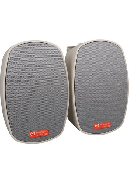 Magicvoice Mv-22 12 cm 40 Watt Komütatörlü Hat Trafolu Krem Beyaz Sütun Hoparlör (2'li Takım) fiyatları