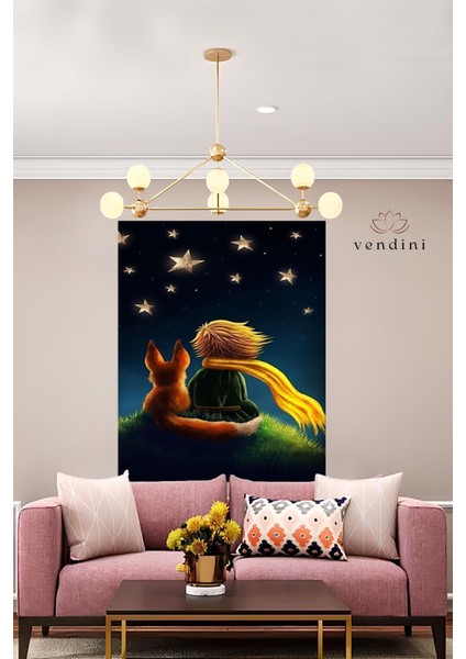 Hepimizin Çocukluğu Küçük Prens Duvar Örtüsü Duvar Halısı Wall Tapestry fiyatları