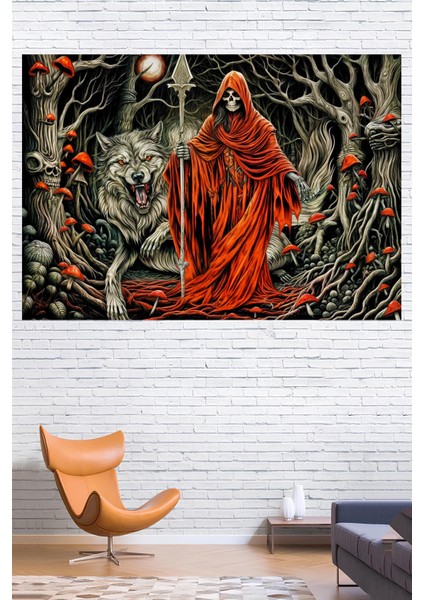 Karanlıklar Prensi Duvar Örtüsü Duvar Halısı Wall Tapestry