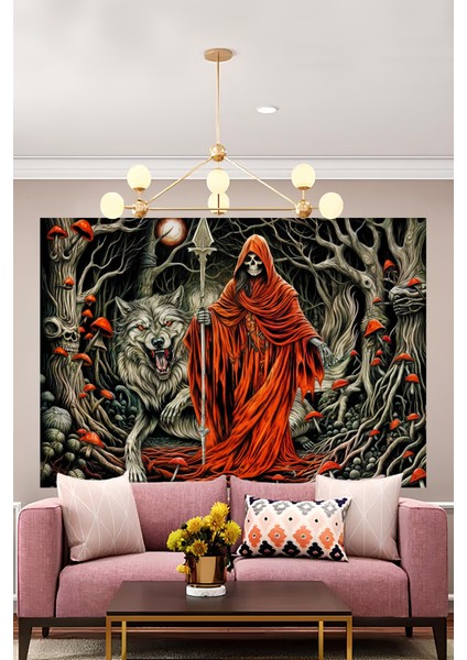 Karanlıklar Prensi Duvar Örtüsü Duvar Halısı Wall Tapestry fiyatları