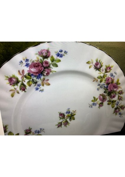 Royal Albert Moss Rose Çay Kahve Fincanı Fincan Tabağı ve Pasta Tabağı fiyatları