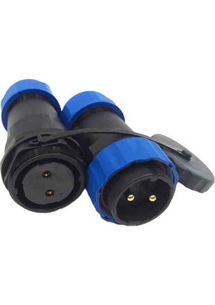 SD28 Su Geçirmez 2 Pin 28 mm Düz Kablo Konnektör