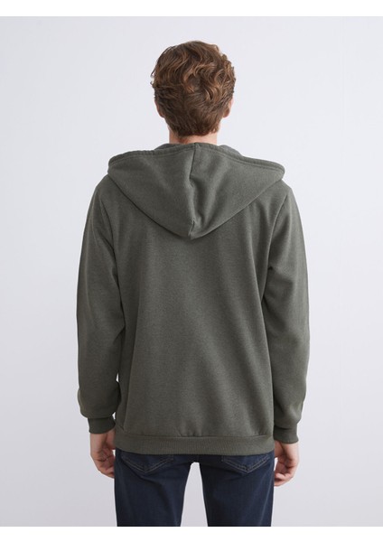 Yeni Sezon Kapüşonlu Uzun Kollu Erkek Fermuarlı Sweatshirt indirimleri