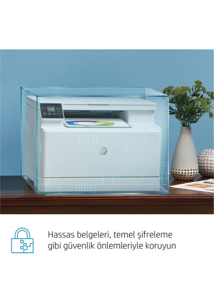 Laserjet Pro Color M182N 7KW54A Tarayıcı + Fotokopi Renkli Çok Fonksiyonlu Lazer Yazıcı