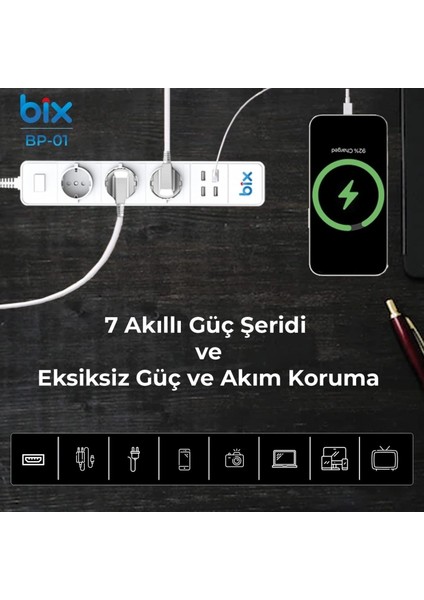 Vtn Bp-01 Wifi Yüksek Akım Korumalı Hızlı Şarj Özellikli Akıllı Priz fırsatları