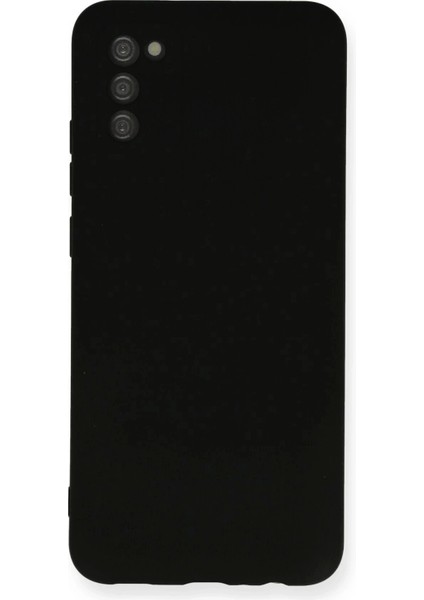 Bfs Samsung Galaxy A03S Kılıf Nano Içi Kadife Silikon - Siyah