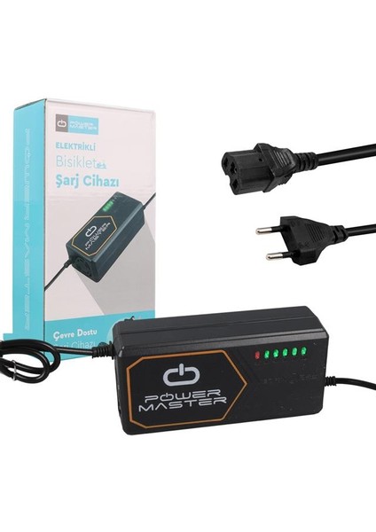 Powermaster PM-31124 48 Volt - 20 Amper Elektrikli Bisiklet Şarj Cihazı