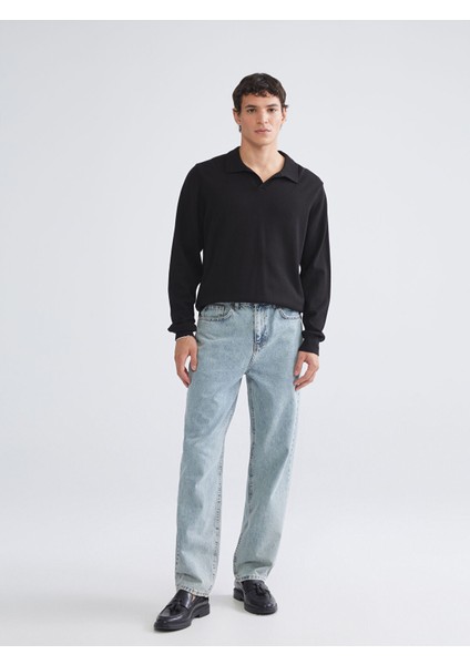 Yeni Sezon Baggy Fit Erkek Jean Pantolon