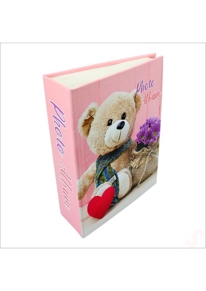 Bebek Fotoğraf Albümü, 10CM x 15CM x 100 Resimlik - Pembe