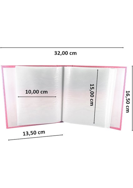 Bebek Fotoğraf Albümü, 10CM x 15CM x 100 Resimlik - Pembe indirimleri