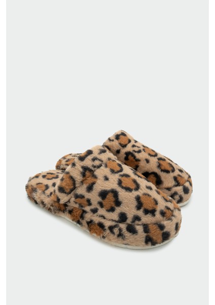 Meu Leopar Detaylı Kadın Ev Terliği fiyatları