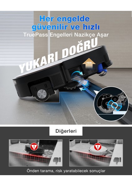DEEBOT X11 Pro Omni Robot Süpürge ve Paspas PowerBoost indirimleri