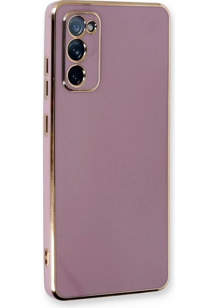 Bfs Samsung Galaxy S20 Fe Kılıf Volet Silikon - Mor