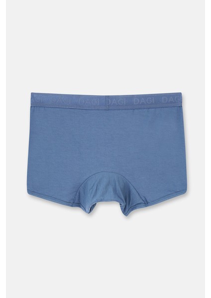 Gri Mavi Düz Micro Modal Boxer fiyatları