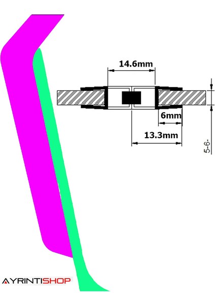Hüppe Kabin Sisteme Uyumlu Mıknastılı Fitil 1 Takım 2 Adet fiyatları