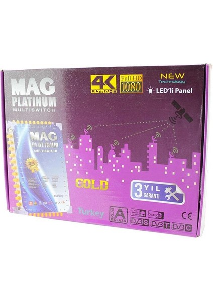 Mag Platinum 10-24 Kaskatlı Uydu Santrali fiyatları