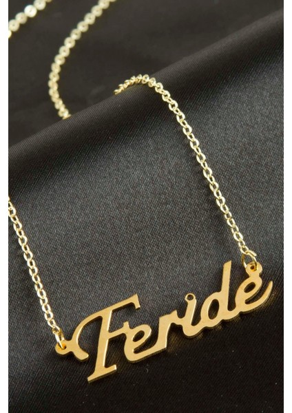 Ds-Derin Feride Isimli Kolye -Sarı