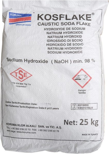 Payet Kostik - Sodyum Hidroksit (10 Kg) fiyatları
