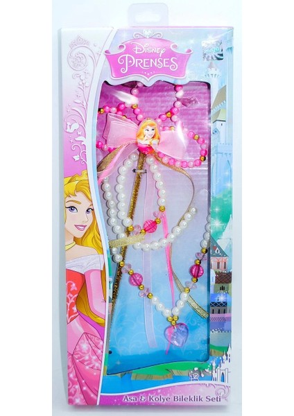 Disney Aurora Asa - Kolye - Bileklik Seti