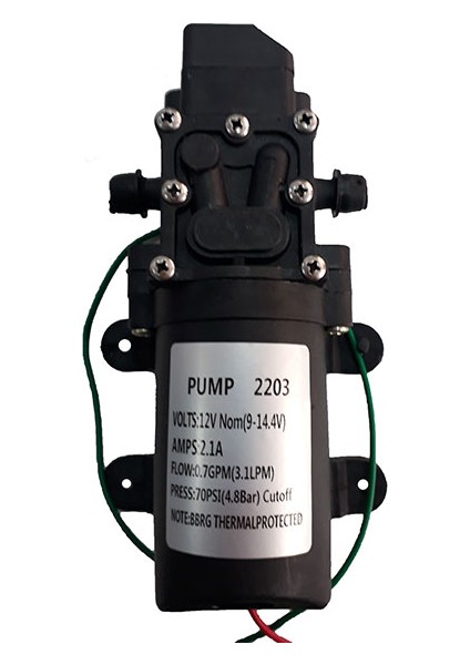 Akülü Su Aktarma ve Ilaçlama Motoru Pompası 12 Volt-Orac