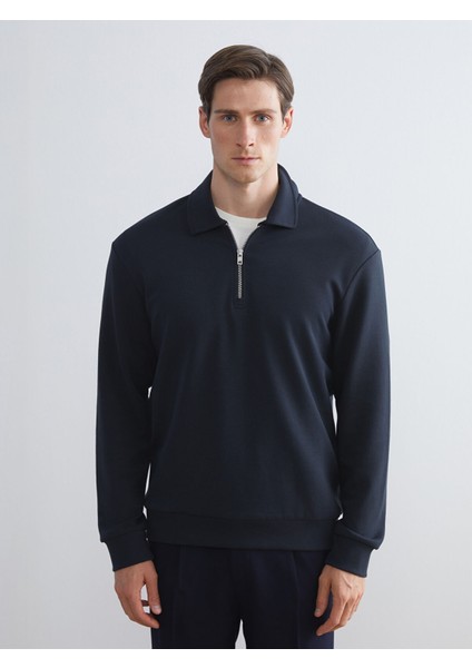 Yeni Sezon Polo Yaka Erkek Sweatshirt