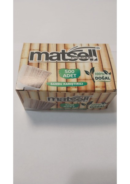 Bambu Doğal Ahşap Tahta Karıştırıcı 500LÜ Çay Kahve Karıştırıcı modelleri