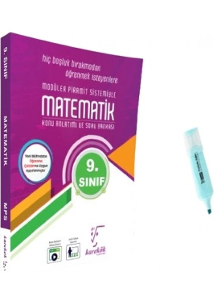 9.sınıf Matematik Mps Konu Anlatımı ve Soru Bankası (Yeni Müfredat)