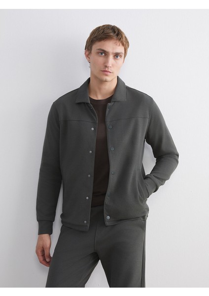 Yeni Sezon Rahat Kalıp Uzun Kollu Erkek Gömlek Ceket fiyatları