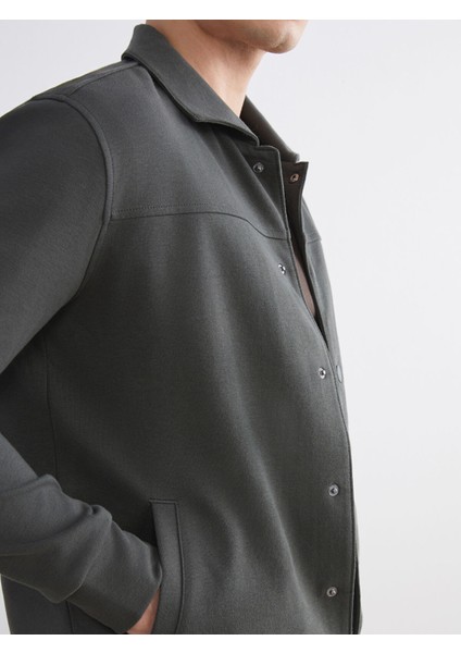 Yeni Sezon Rahat Kalıp Uzun Kollu Erkek Gömlek Ceket indirimleri