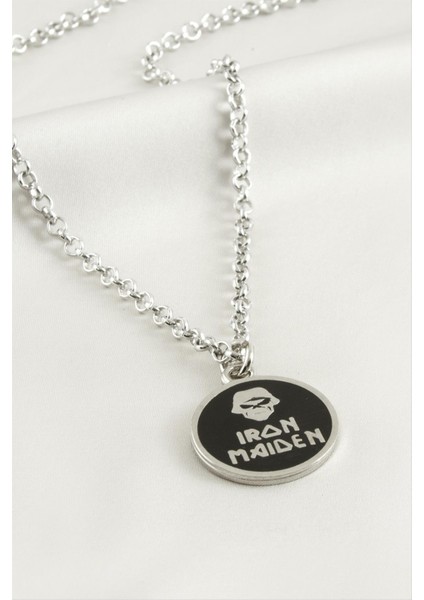 Ds-Derin Demir Adam Erkek Kolye-Siyah fiyatları