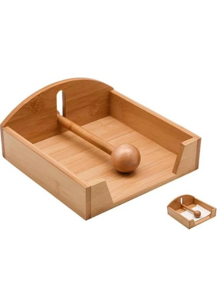 MIEN-7B15B Mien Bambu Kutu Peçetelik | Doğal Şık Dayanıklı Masaüstü Mutfak Aksesuarı