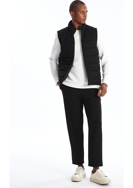 Yeni Sezon Slim Fit Dik Yaka Erkek Şişme Yelek modelleri