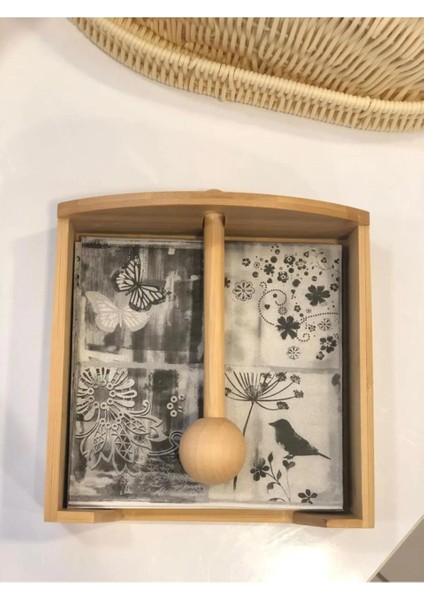 MIEN-7B15B Mien Bambu Kutu Peçetelik | Doğal Şık Dayanıklı Masaüstü Mutfak Aksesuarı modelleri