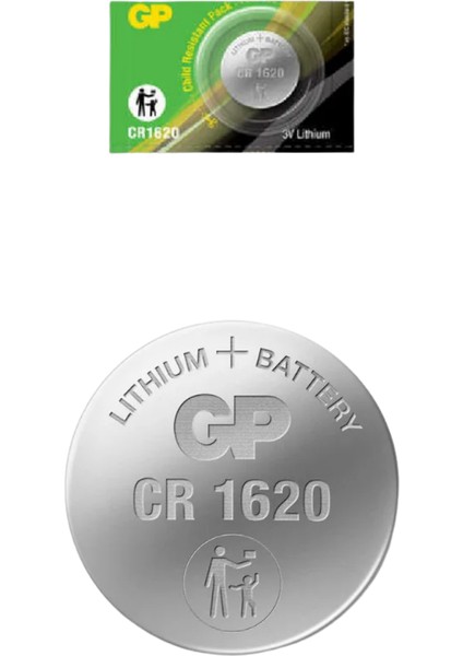 5'li CR1620 3V Lityum Düğme Pil Uzun Ömürlü Saat Oto Anahtarı Hesap Makinesi Uyumlu fırsatları