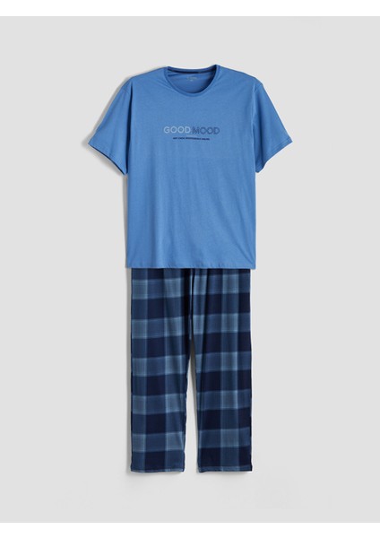 Yeni Sezon Standart Kalıp Erkek Pijama Takımı indirimleri