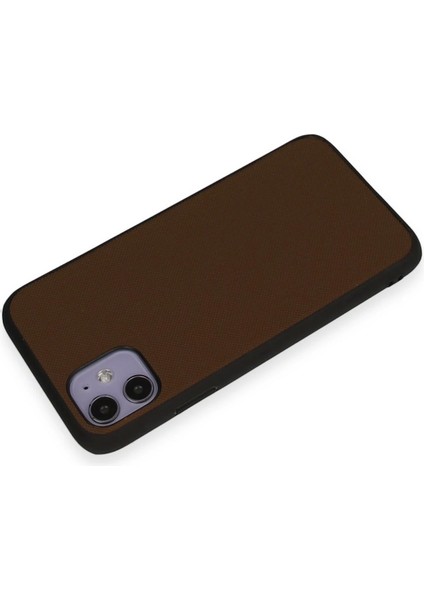Bfs iPhone 11 Kılıf Taft Kapak - Kahverengi fiyatları