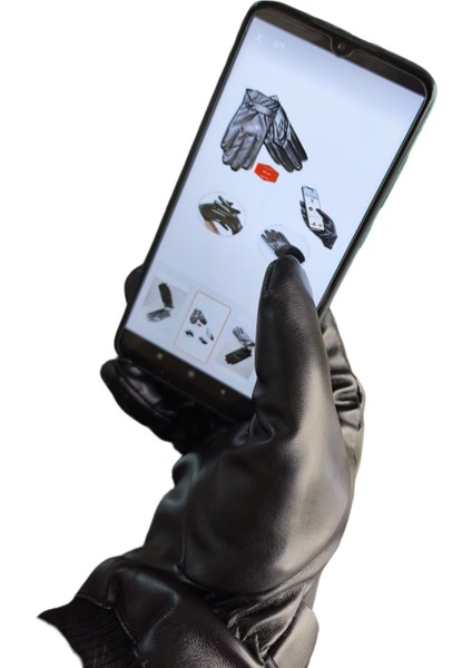 Su ve Rüzgar Geçirmez İçi Yünlü Deri Motosiklet Eldiveni modelleri