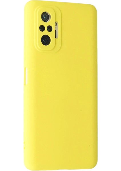 Bfs Xiaomi Redmi Note 10 Pro Kılıf Nano Içi Kadife Silikon - Sarı fiyatları