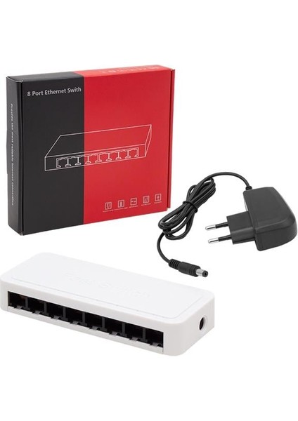 Powermaster 8 Port 10/100 Mbps Yönetilemez Switch PM-14054 modelleri