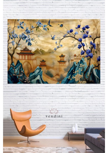 Kaliteli Kumaş, Canlı Renkler Duvar Örtüsü Duvar Halısı Wall Tapestry