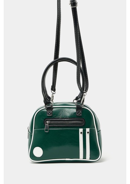 Yeşil Kadın Retro Bowling El ve Omuz Çanta modelleri