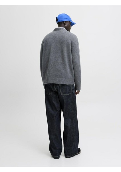 Jack Jones Norrebro Bisiklet Yaka Loose Fit Erkek Kazak 12282728 fırsatları