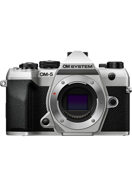 Om-5 Mark Iı Gümüş Gövde 20 Mp, 4K30 Fps Aynasız Lensi Değişebilir Mft Kamera