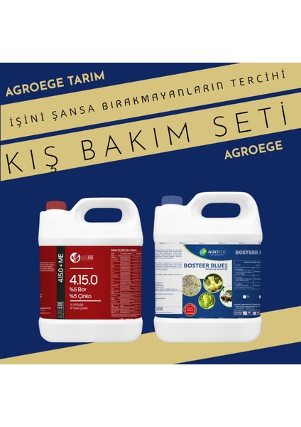 Hasat Sonu Kış Bakım Seti ( Blue - 4-15-0 )