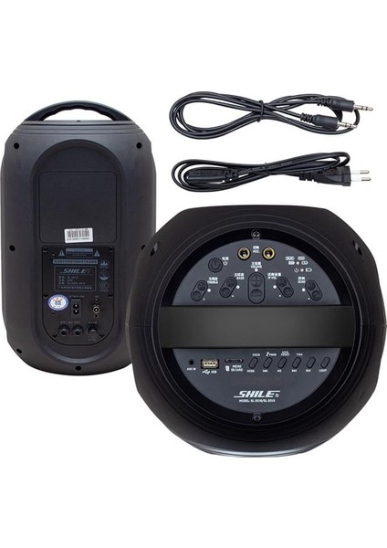 Shile SL-2018A El Mikrofonlu-Kumandalı Usb/sd/bt Işıklı Taşınabilir Şarjlı Seyyar Anfi fiyatları