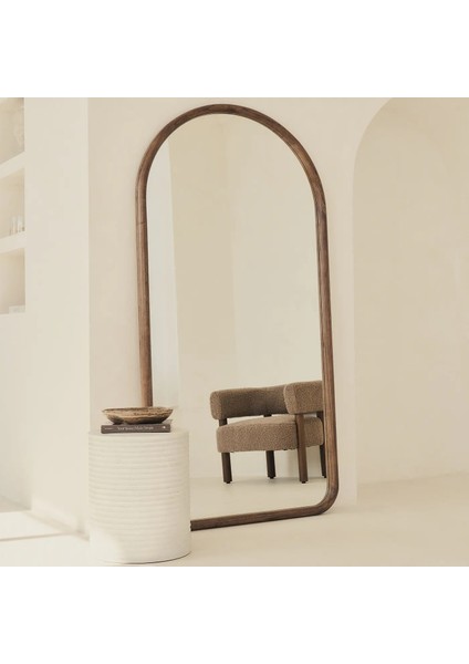 Tam Boy Büyük Kemerli Sıcak Ahşap Boy Aynası 180CM x 90CM fırsatları