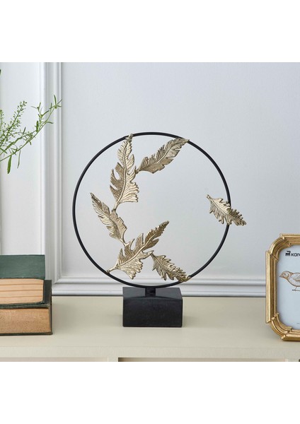 Karaca Leaf Dekoratif Obje 34X28 cm